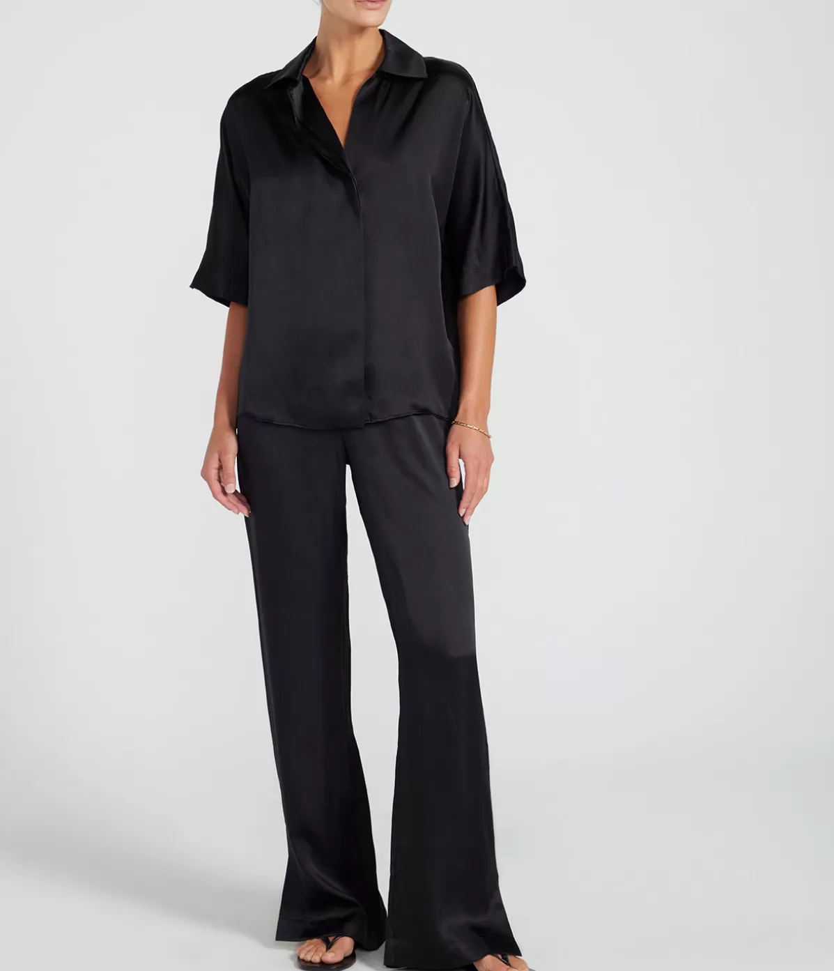 Anine Bing Aden Pant in Black Clearance