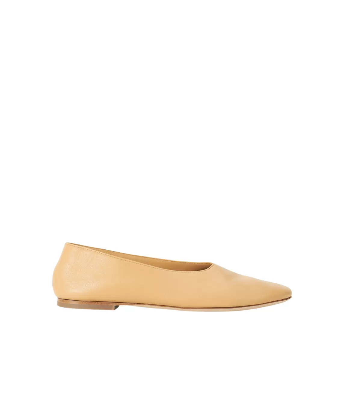 Staud Alba Ballet Flat in Porcini Best Sale