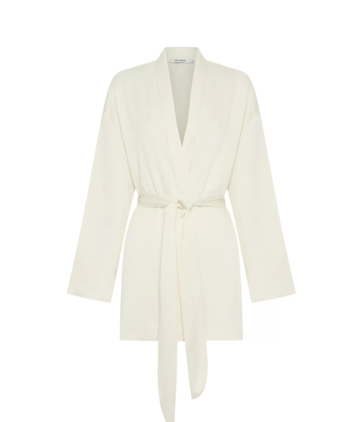 Solaqua Alma Pleated Robe in Ivory Sale