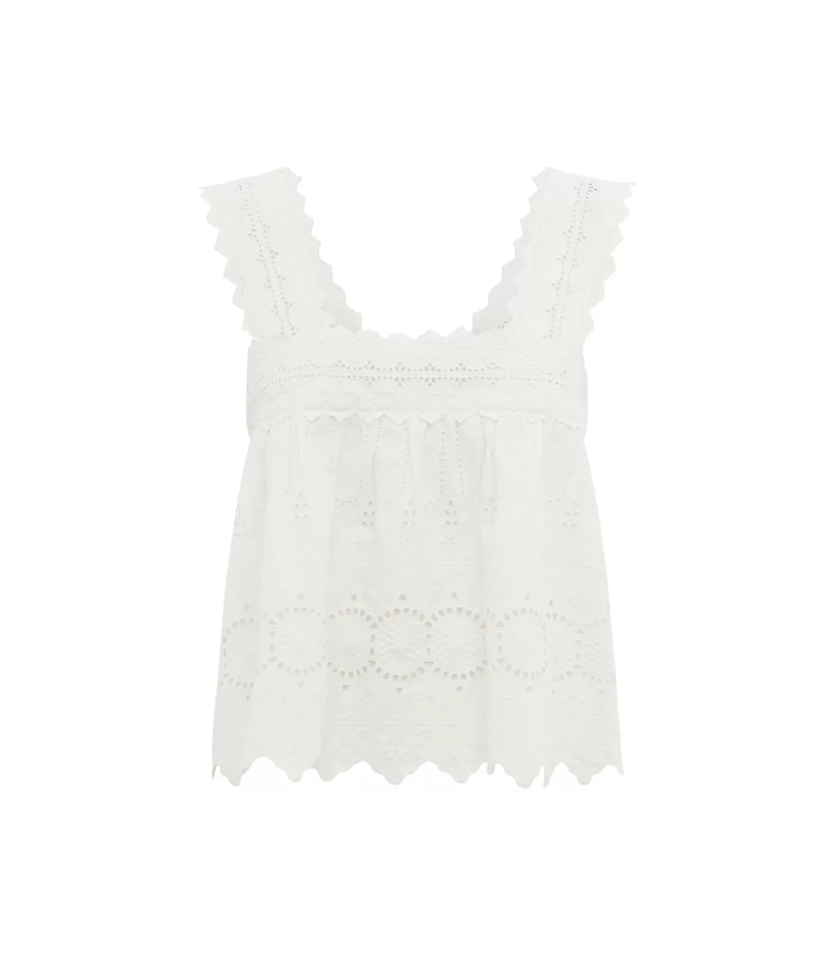 Posse Amelia Top in Vintage White New