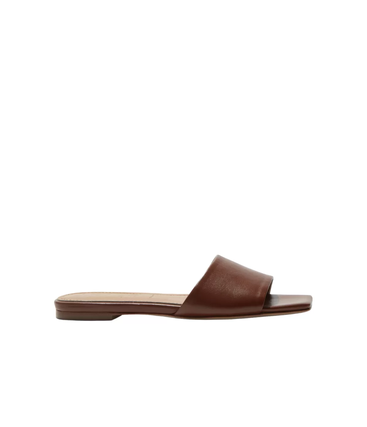 Aeyde Anna Nappa Sandal in Leather Brown Shop