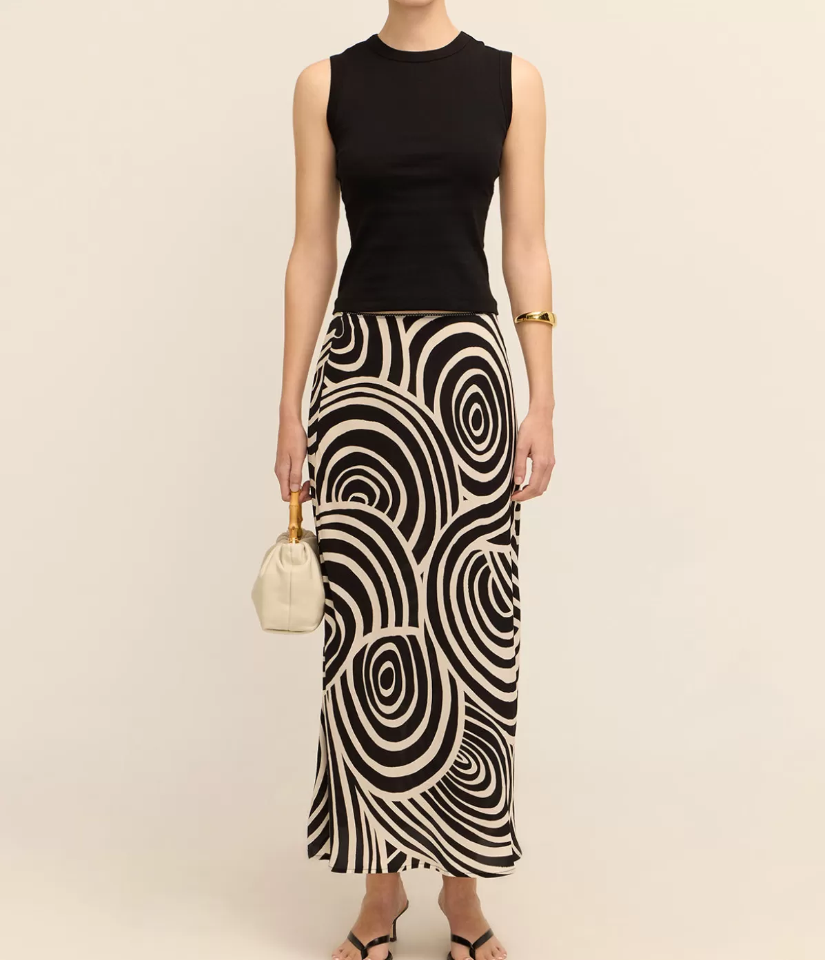 Rixo Ardith Skirt in Whirlpool Mono Cheap