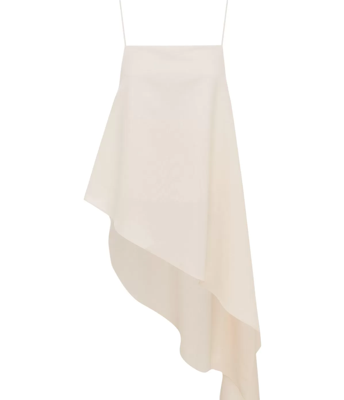 ROHE Asymmetric Tie Detail Top in Cream Outlet