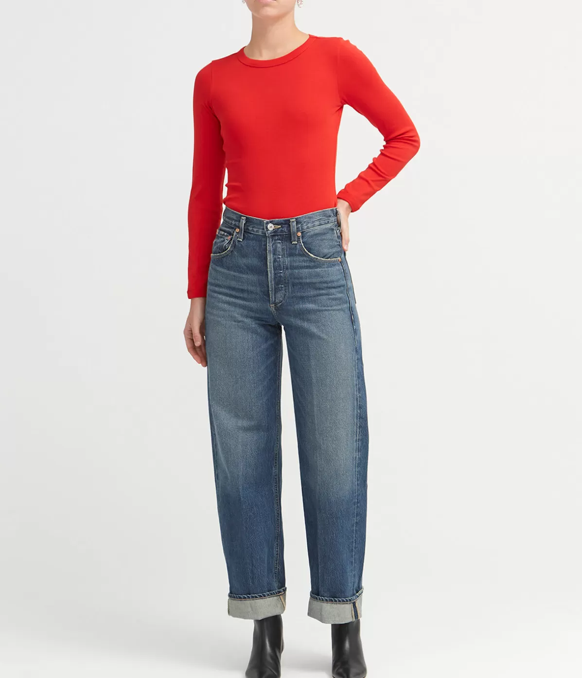 Citizens of Humanity Ayla Baggy Cuffed Crop Jean in Brielle Online