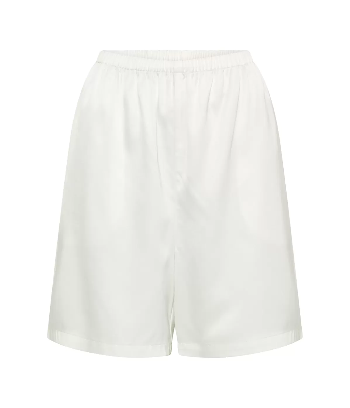 Solaqua Beau Silk Blend Short in Ivory Best Sale