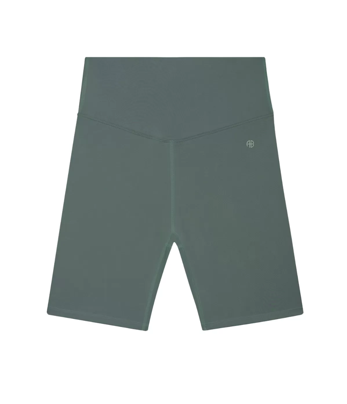 Anine Bing Blake Biker Short in Dark Sage Flash Sale