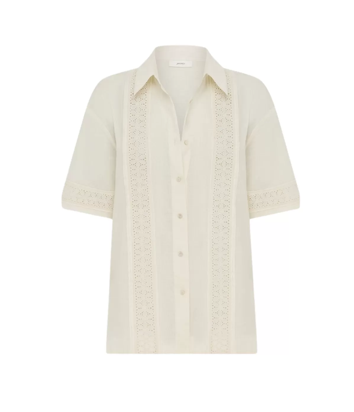 Peony Broderie Shirt in Fleur Online