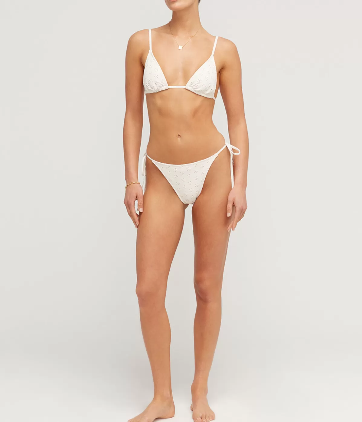 Peony Broderie String Tri in Fleur Online