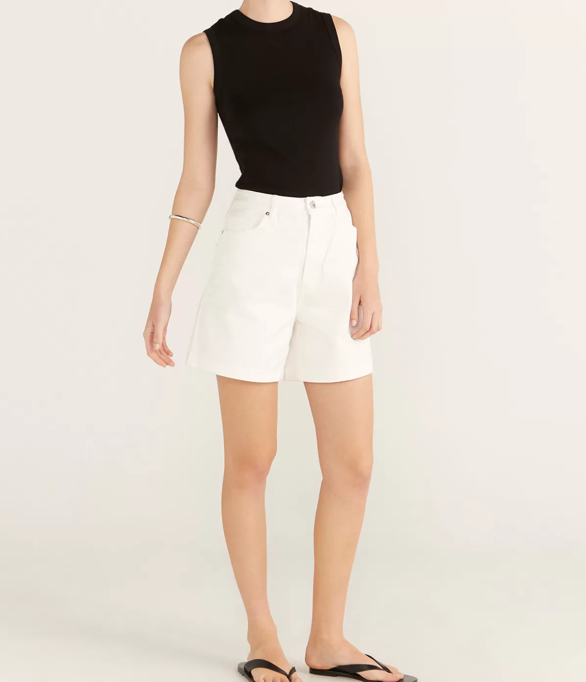 Posse Brody Short in Vintage White Flash Sale