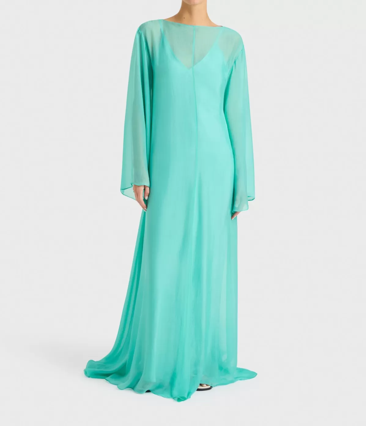 Bondi Born Capri Gown and Slip in Aqua Flash Sale