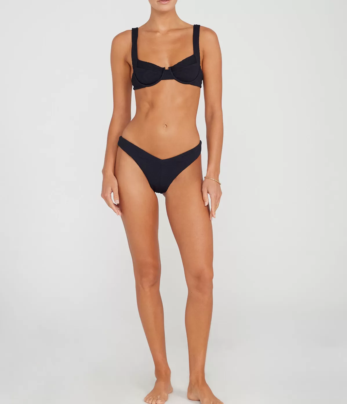 Fella Casanova Bikini Top in Black New