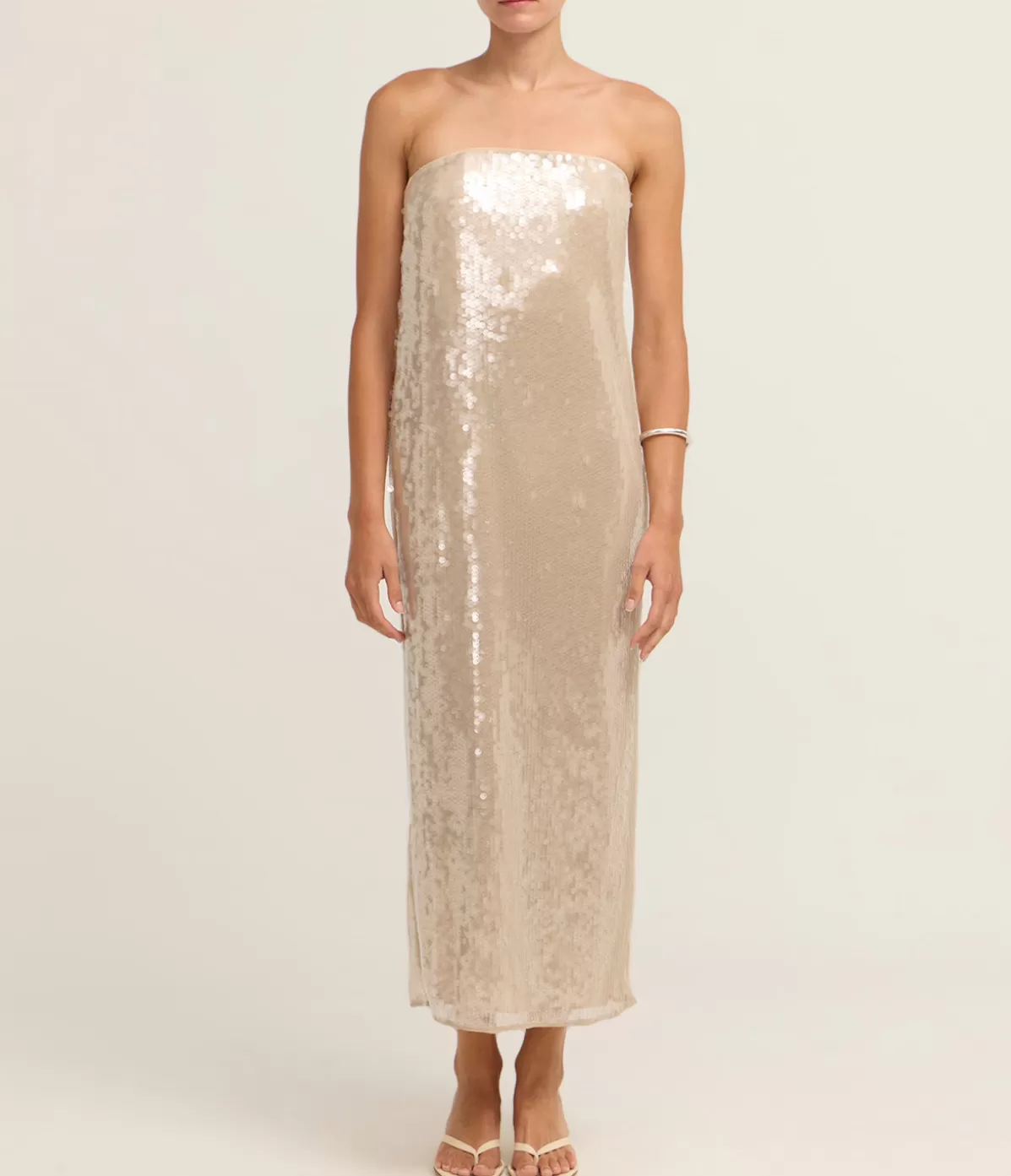 Staud Casey Dress in Moon Flash Sale