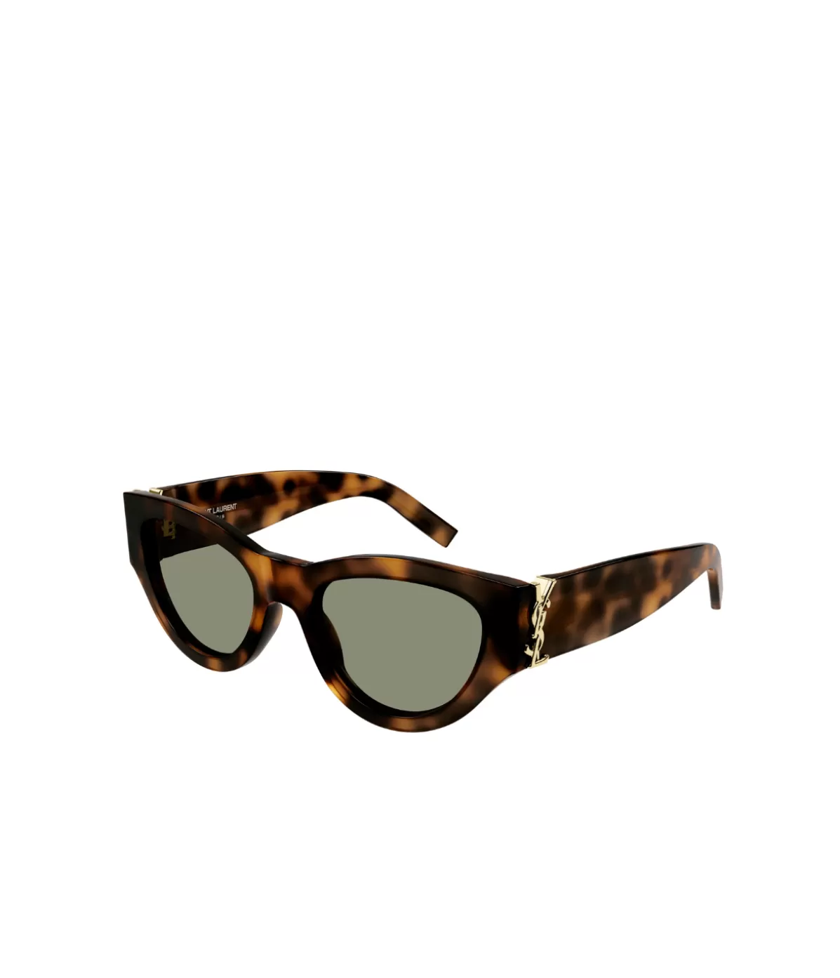 Saint Laurent Cat-eye Shaped Sunglasses in Havana Discount