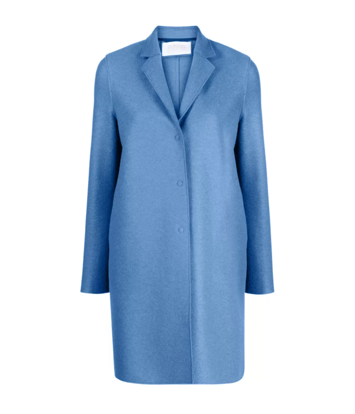 Harris Wharf London Cocoon Coat in Denim Blue Online