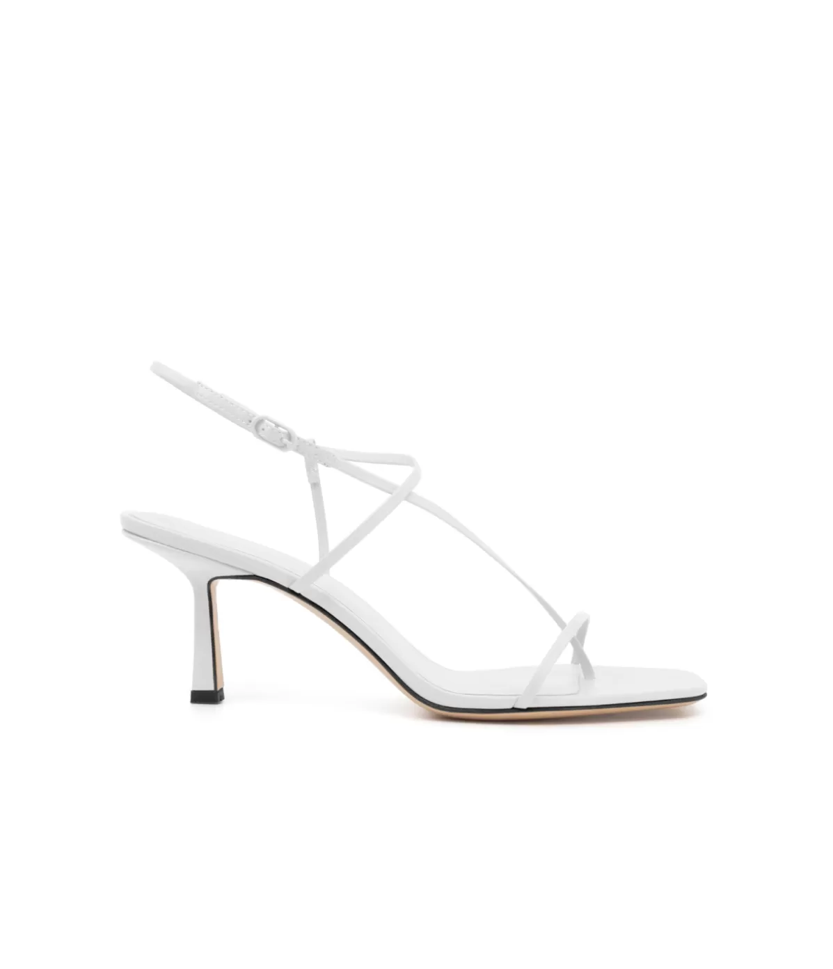 Studio Amelia Cross Front Heel in White Sale