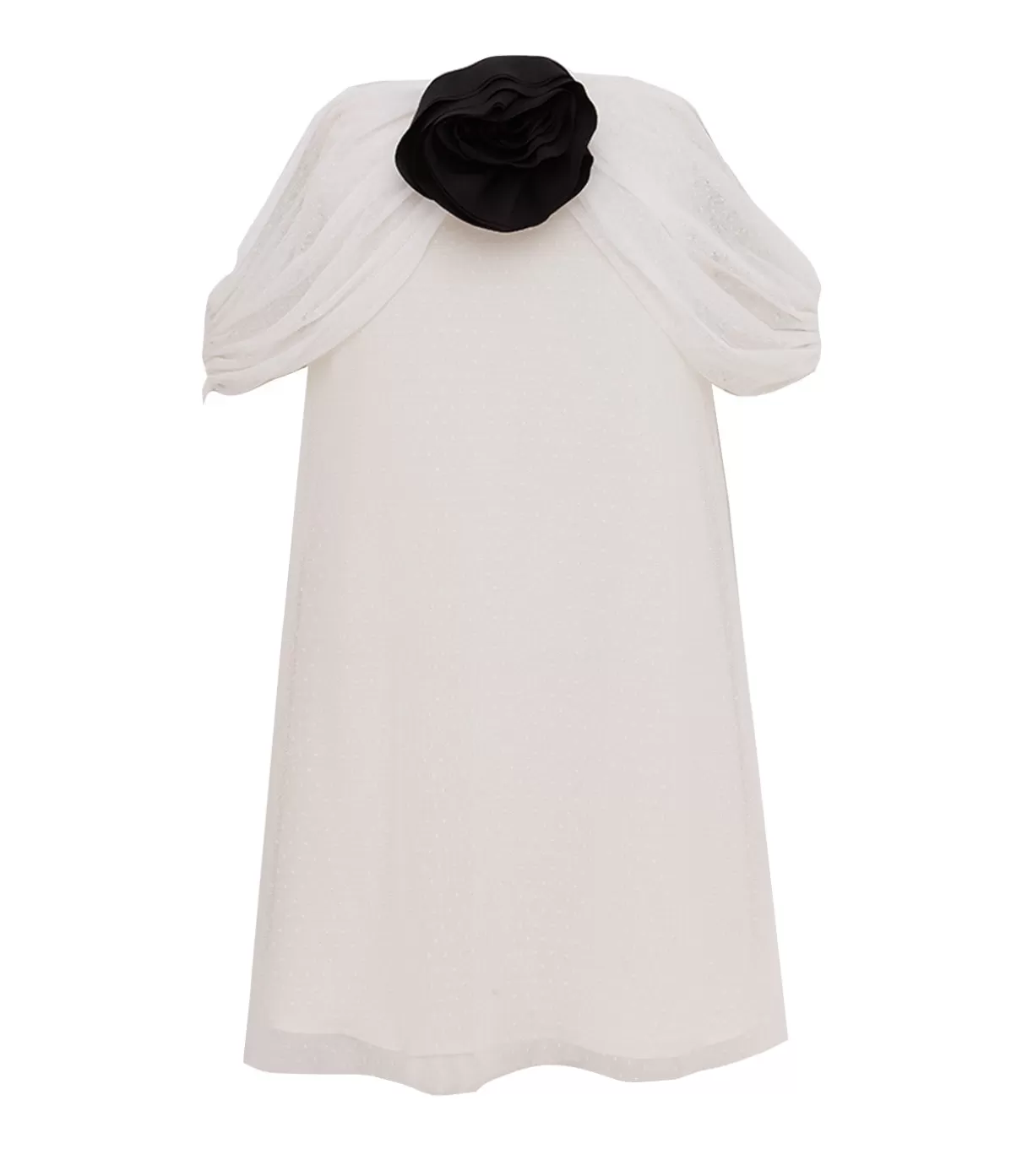 Bernadette Daffodil Mini Dress in Ivory Flash Sale