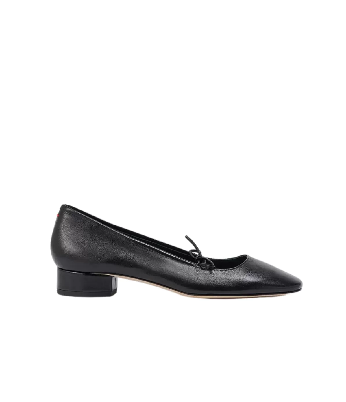 Aeyde Darya Leather Ballet Pump in Black Hot