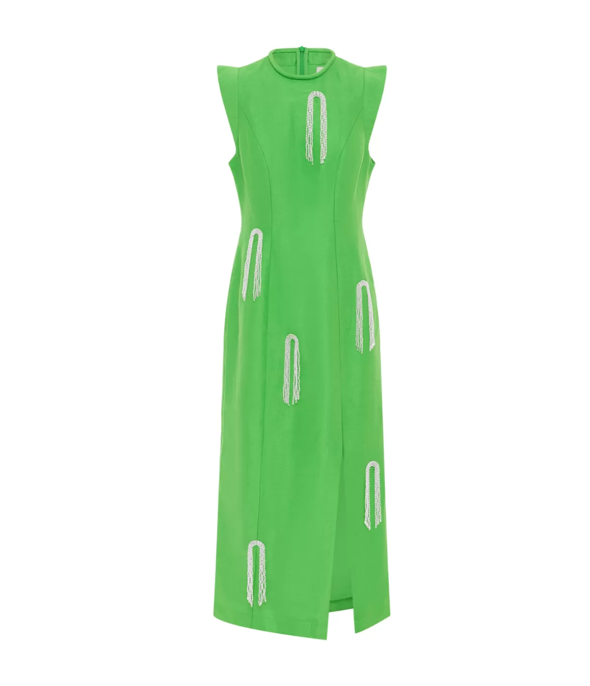 Alemais Dazzle Midi Dress in Green Hot