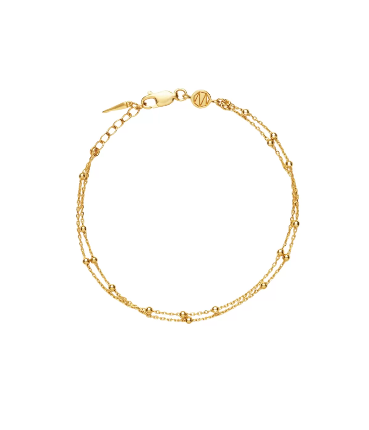 Missoma Double Chain Bracelet in Gold Discount