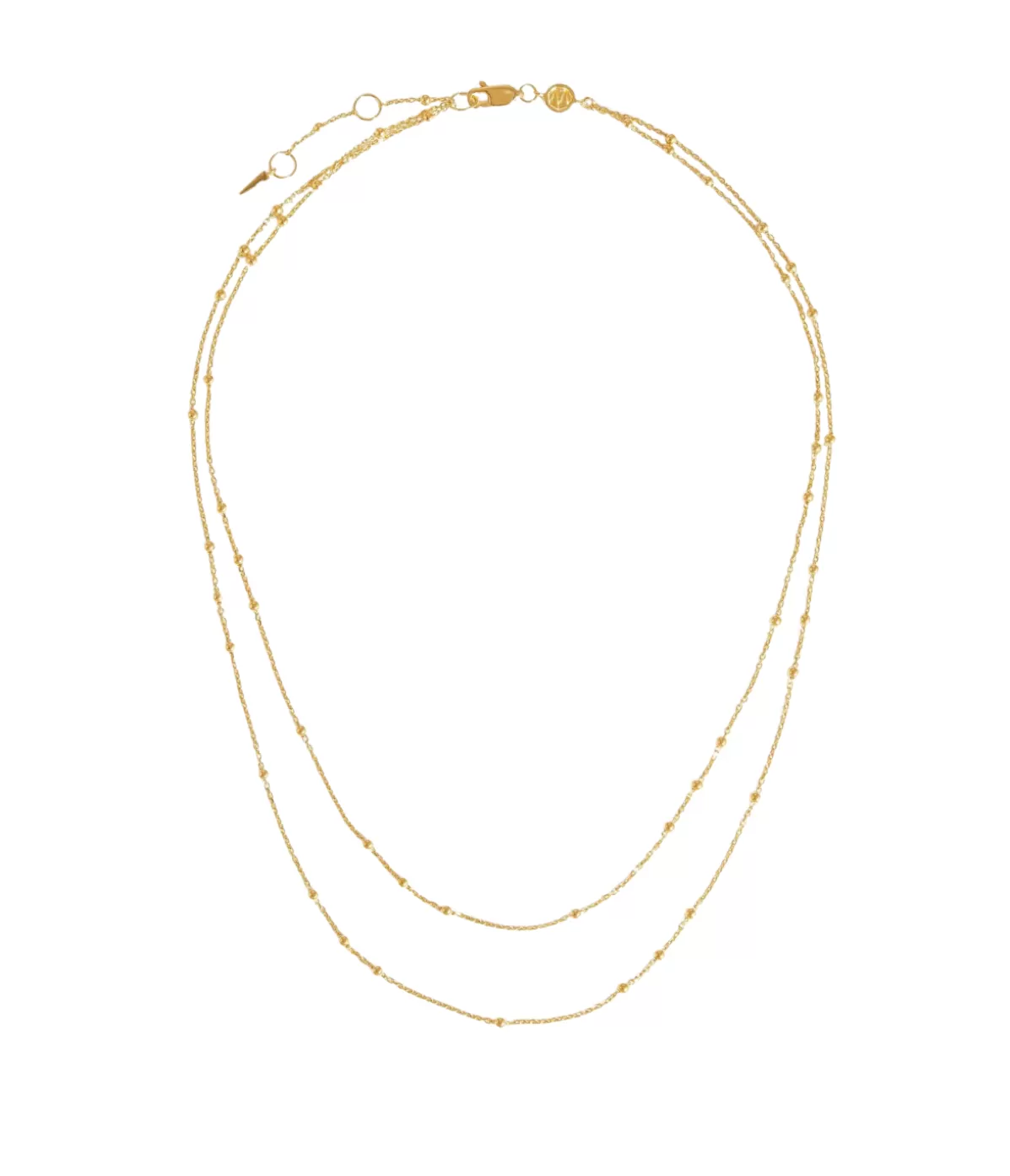 Missoma Double Chain Necklace in Gold Store