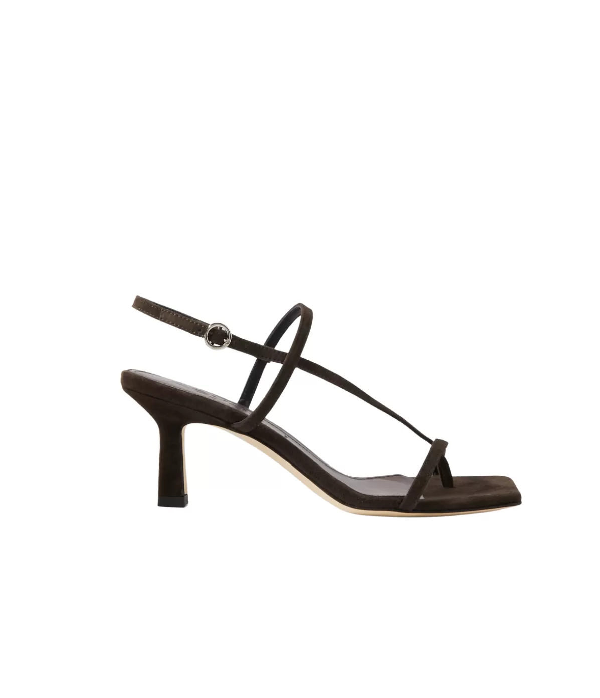 Aeyde Elise Suede Heel in Moka Clearance