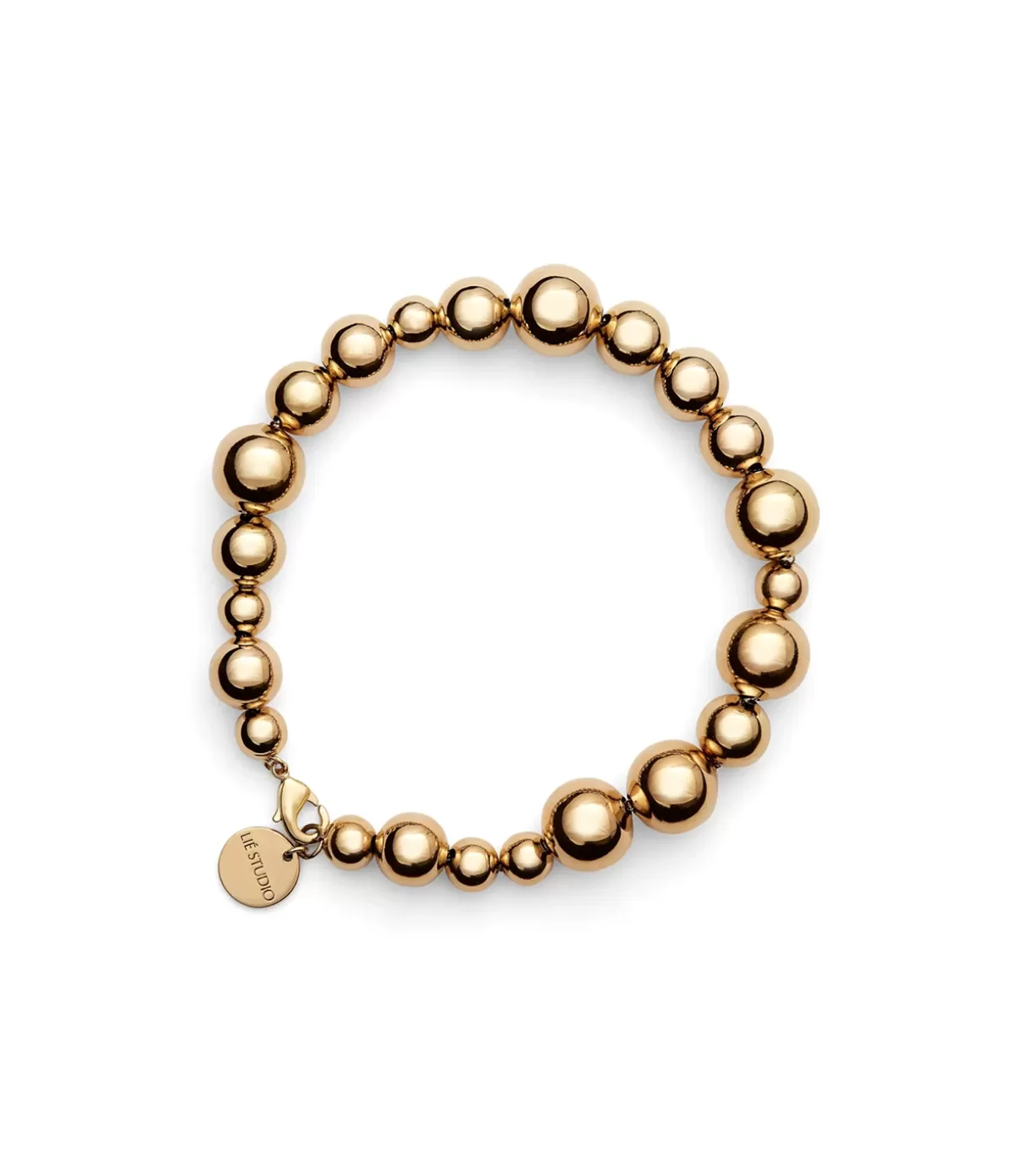 Lie Studio Elly Beaded Bracelet in Gold Best Sale