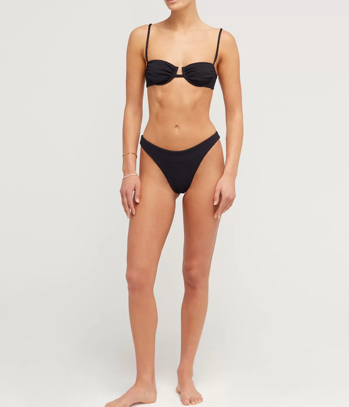 FELLA Elvis Bikini Bottom in Black Hot