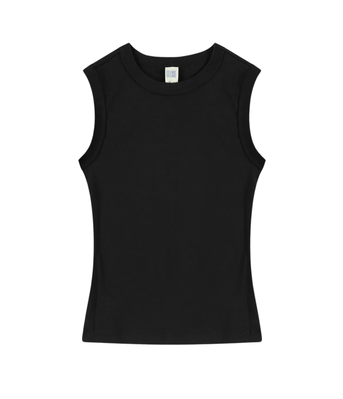 Flore Flore Esme High Neck Tank in Black New