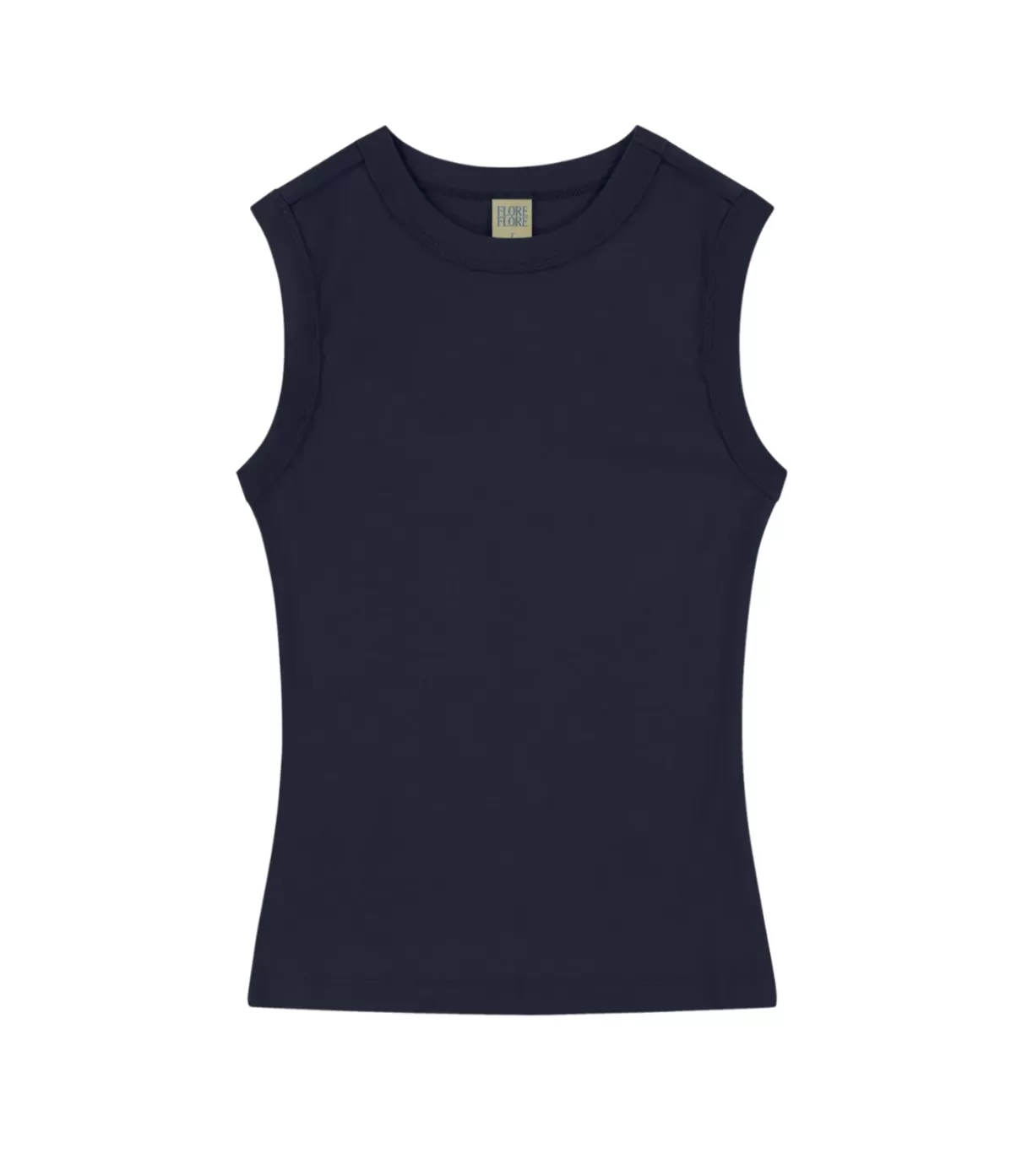 Flore Flore Esme High Neck Tank in Navy Best Sale