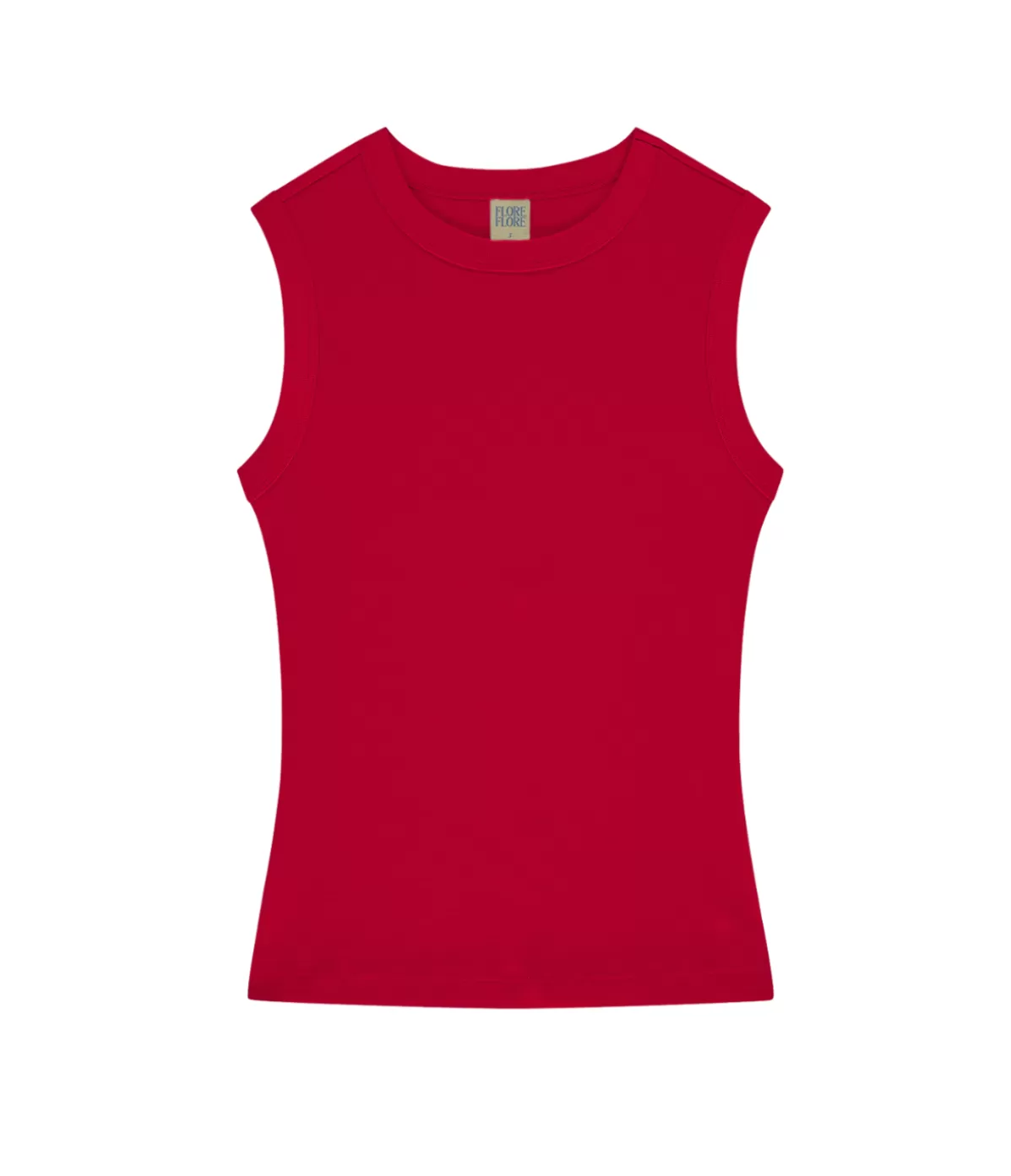 Flore Flore Esme High Neck Tank in Red New