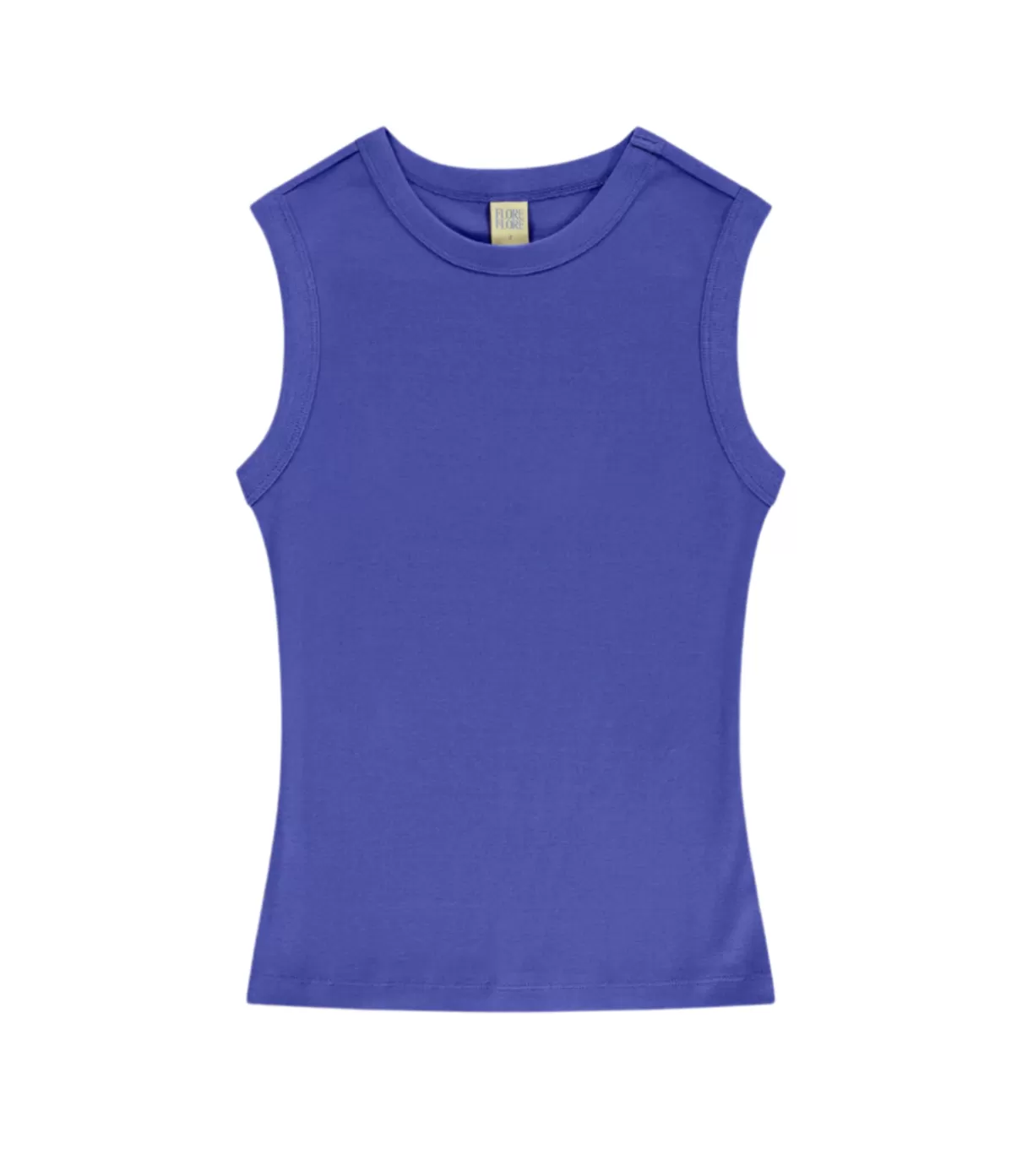 Flore Flore Esme High Neck Tank in Royal Blue New