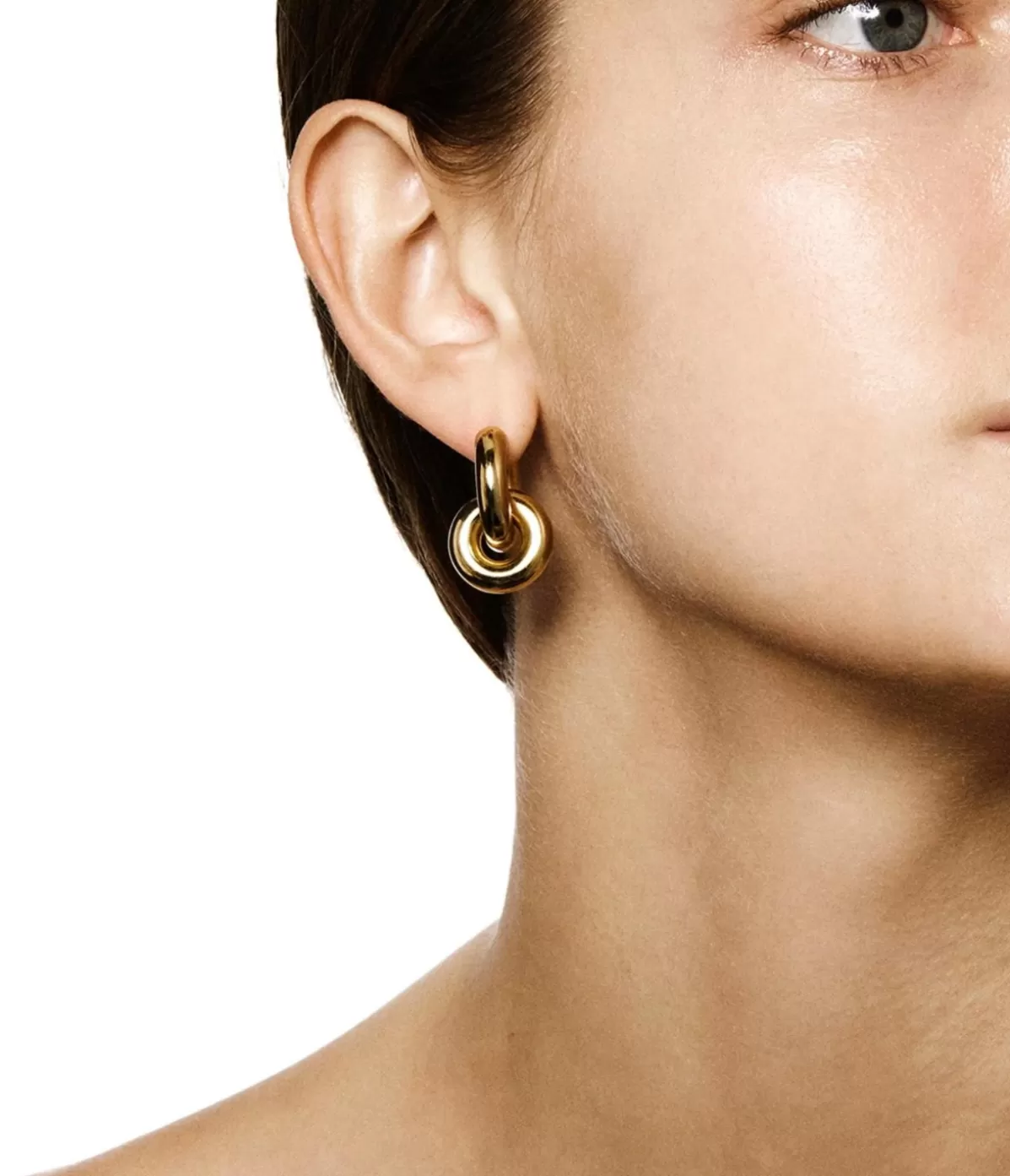 Lie Studio Esther Earrings in Gold Outlet