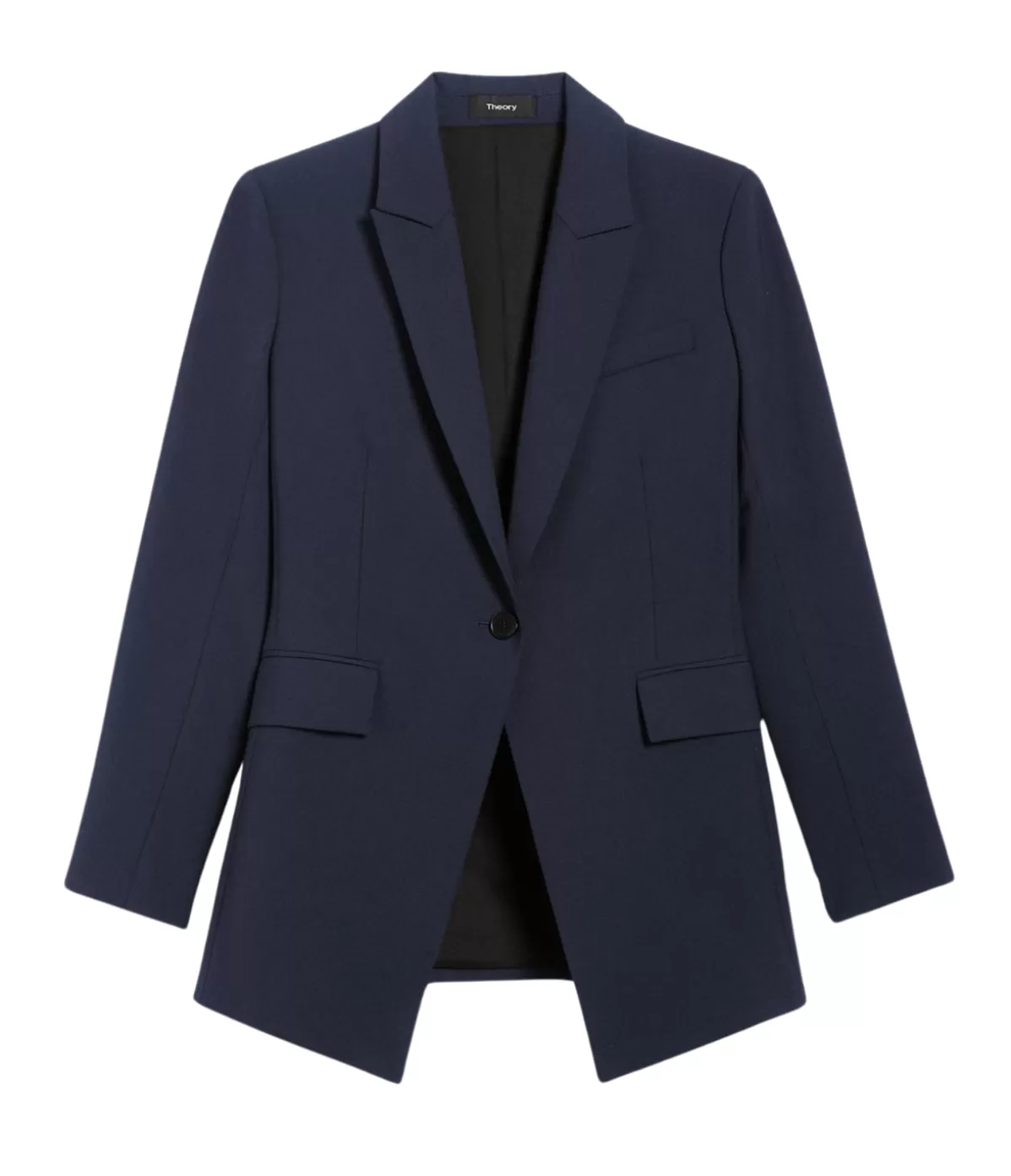 Theory Etiennette Wool Blazer in Nocturne Navy Shop