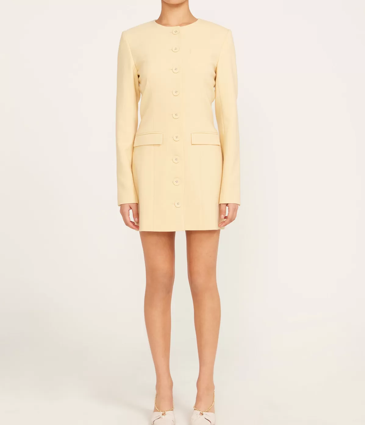 Anna Quan Eva Dress in Butter Cheap