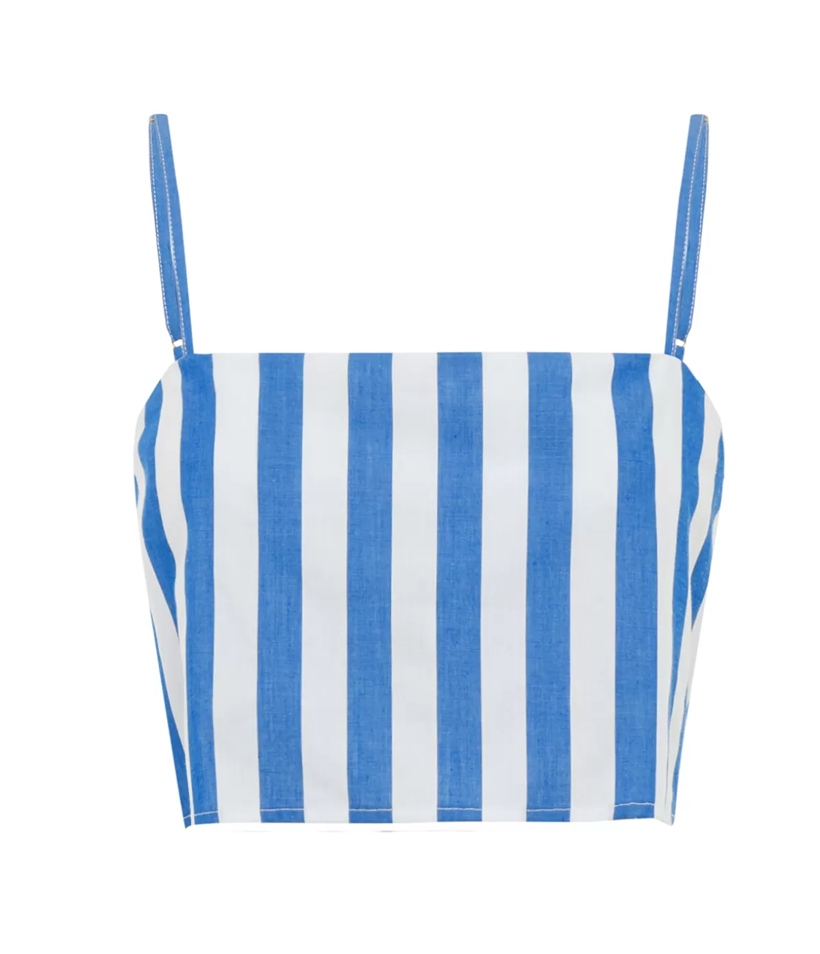 Bird and Knoll Eve Crop Top in Aegean Stripe Cheap