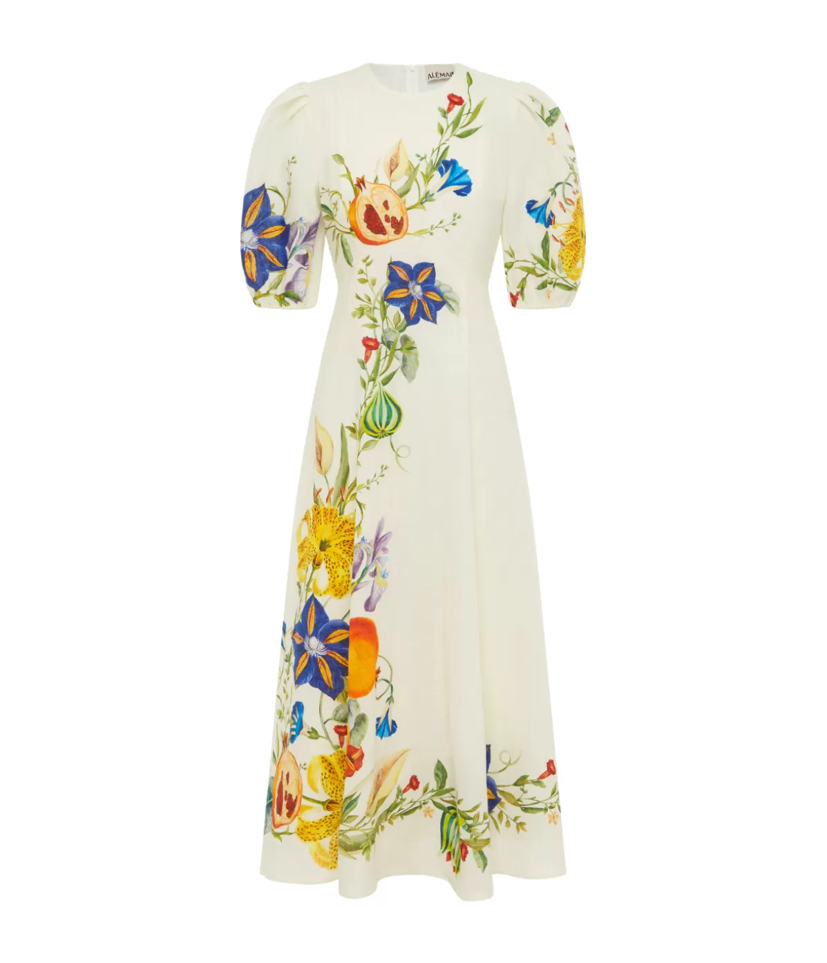 ALEMAIS Flores Midi Dress Online