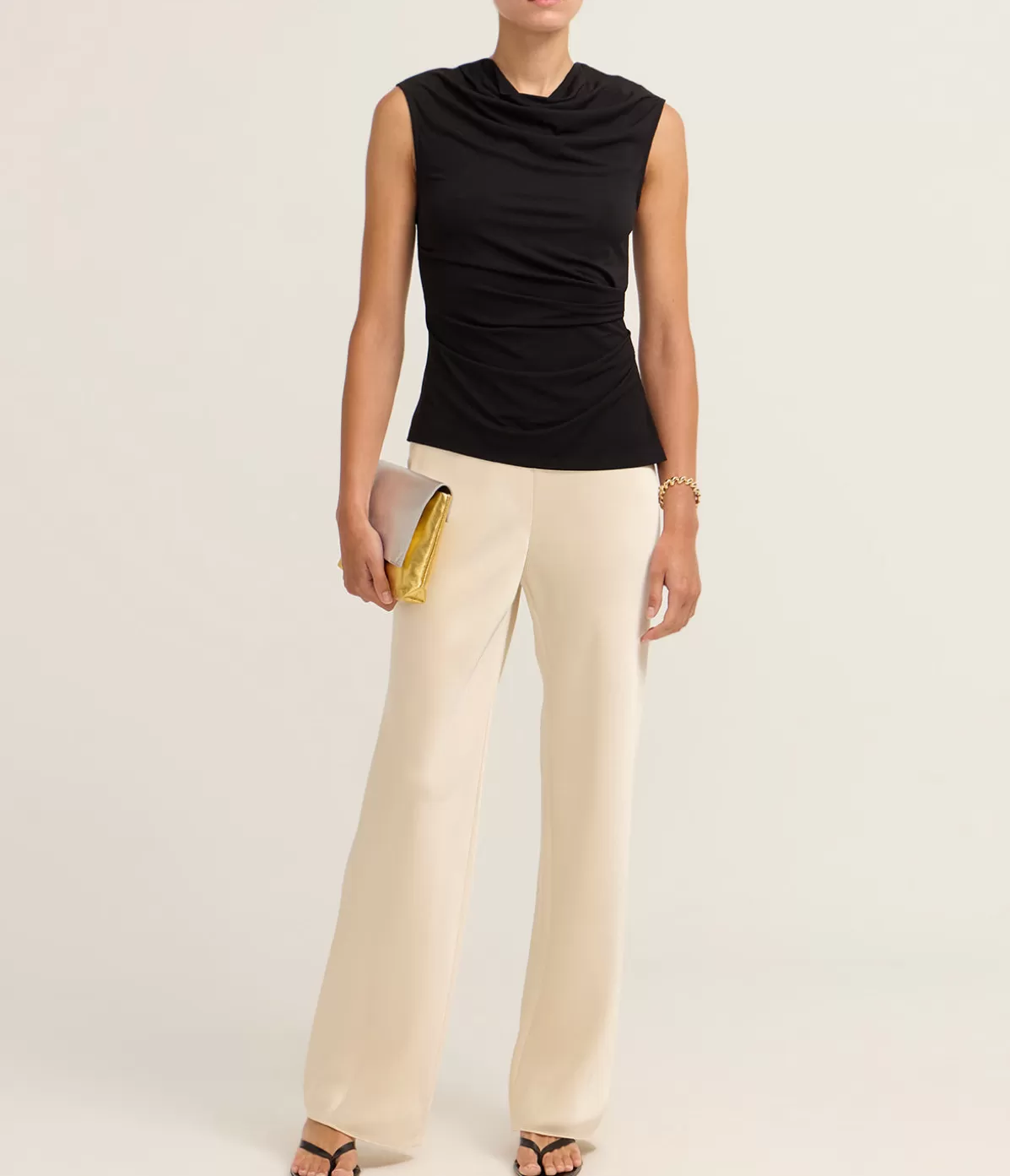 Vince Fluid Bias Pant in Bona Flash Sale