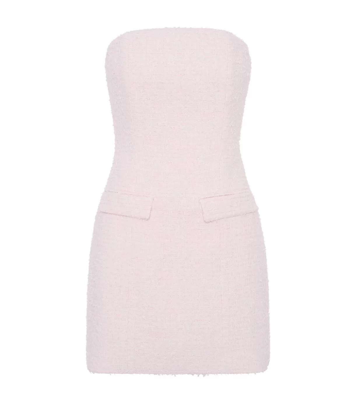 Anna Quan Francesca Tweed Dress in Blush Best Sale