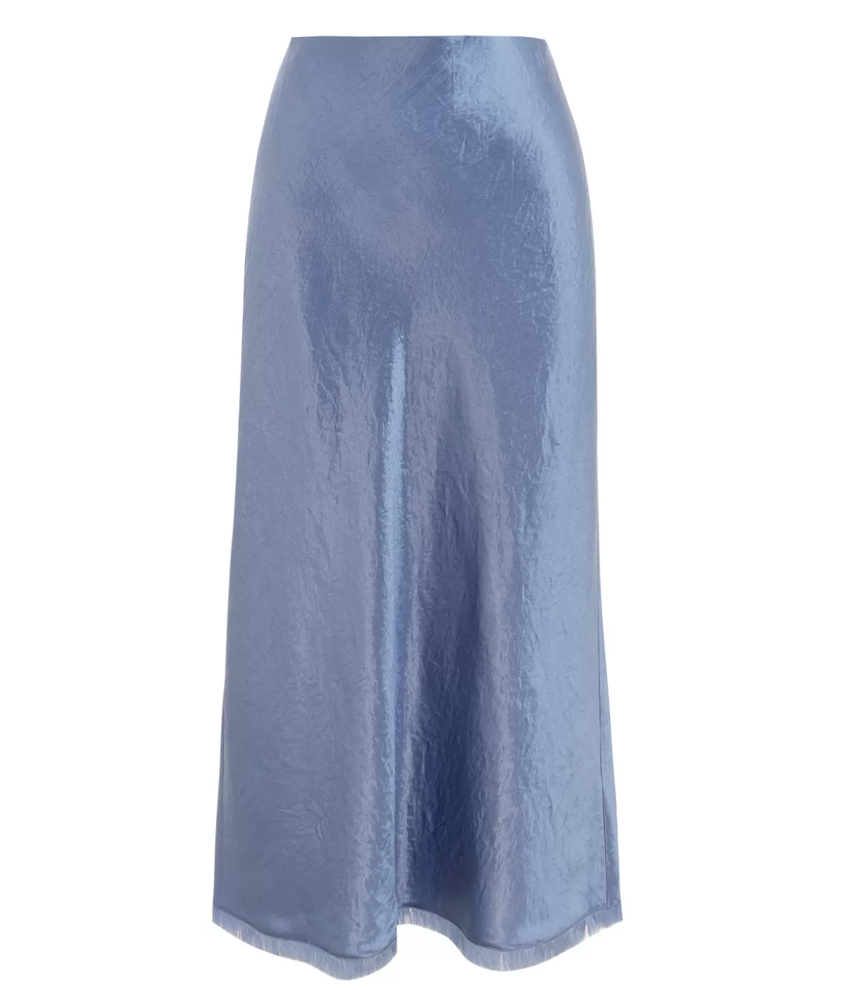 Vince Fray Edge Bias Skirt in Azure Gem Best