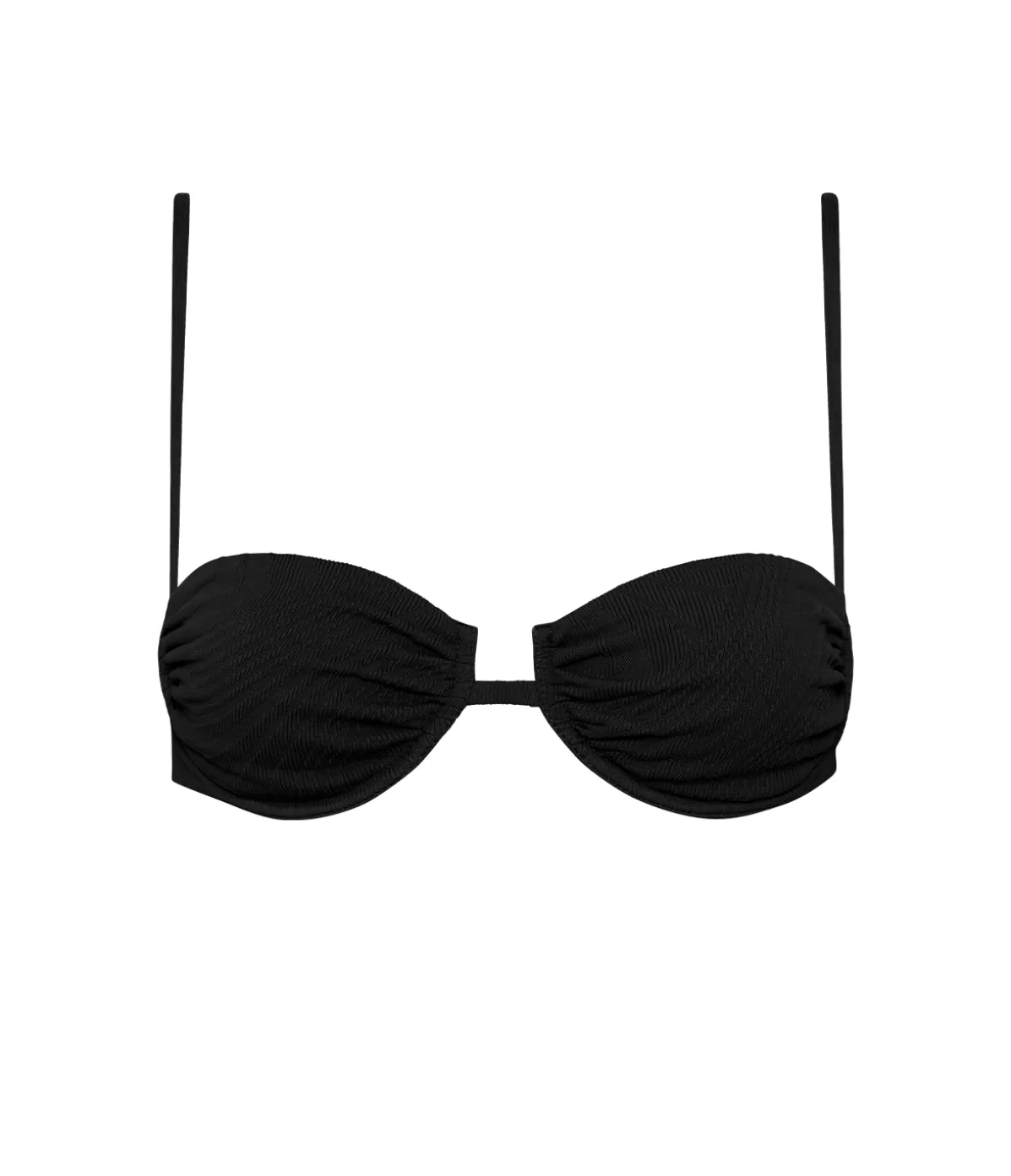 FELLA Gabriel Bikini Top in Black Discount