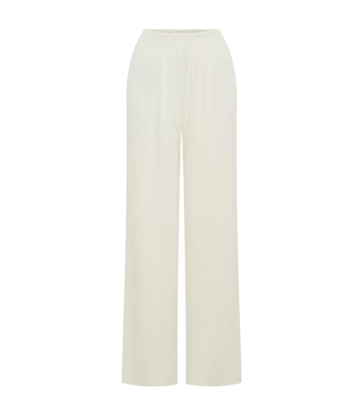 Solaqua Giulia Pleated Pants in Ivory Flash Sale