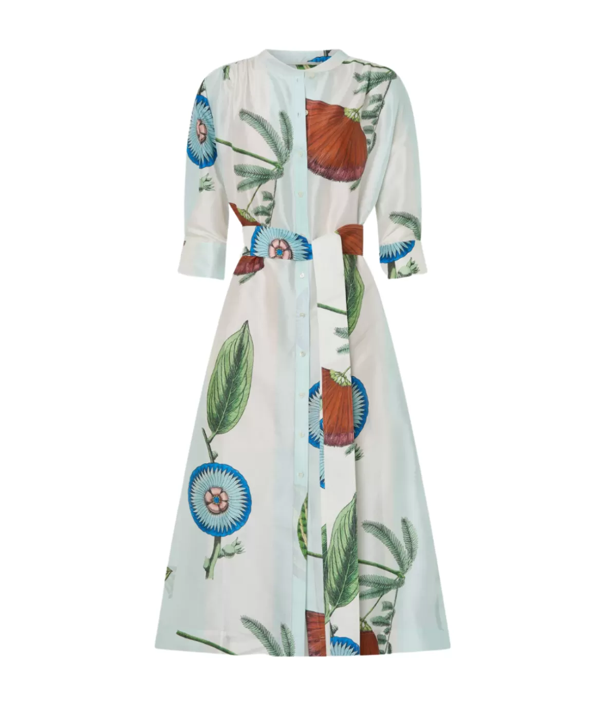 Oroton Grand Floral Column Dress in Multi Discount