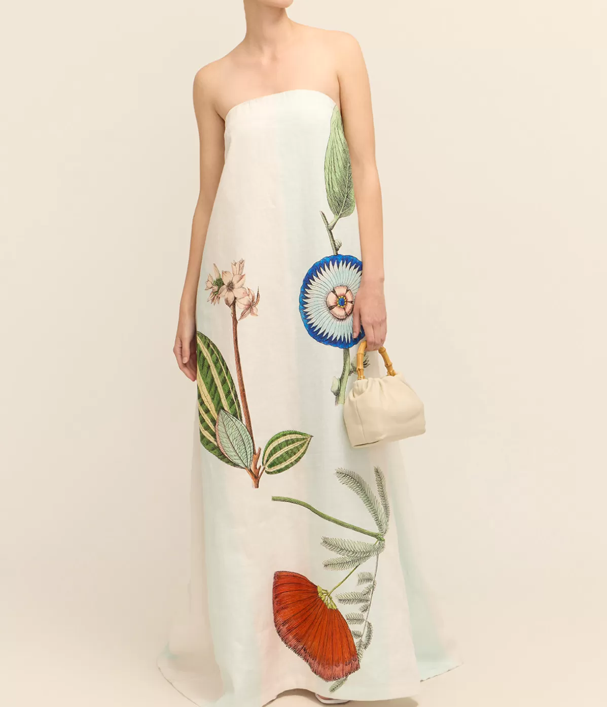 Oroton Grand Floral Gown in Multi Sale