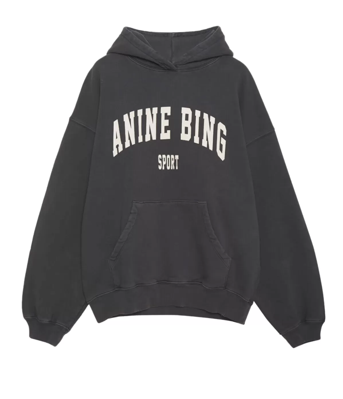 Anine Bing Harvey Sweatshirt in Washed Black Store