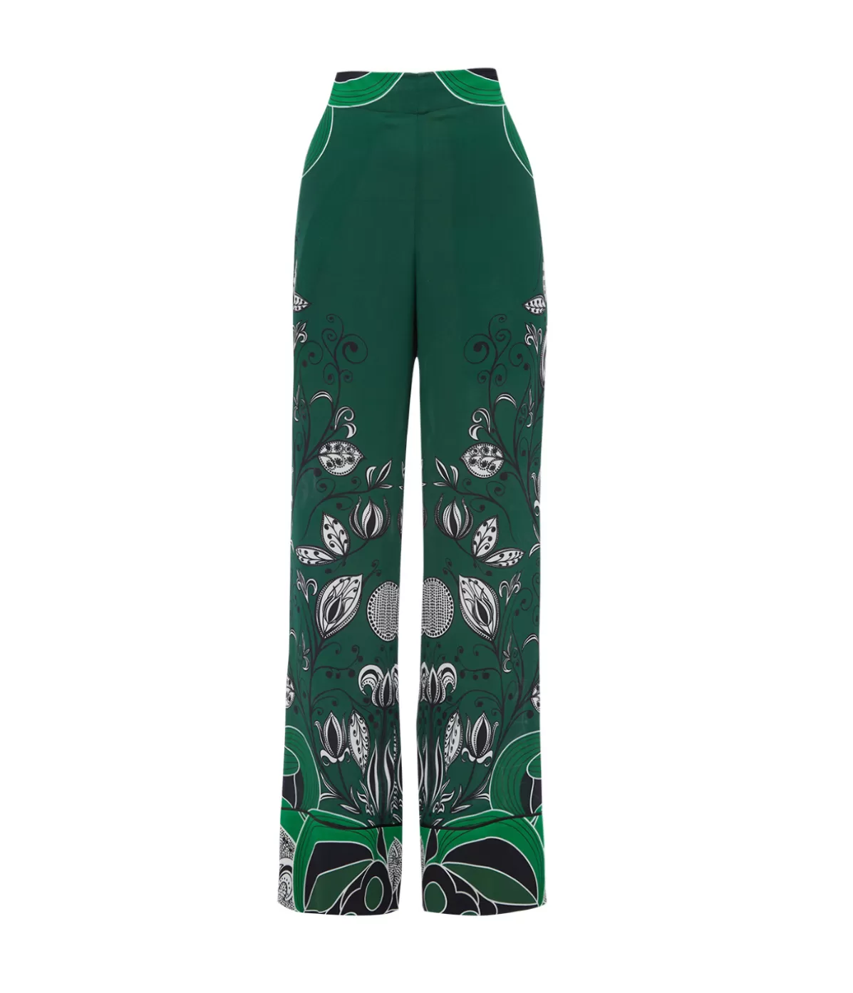 Borgo De Nor Havana Crepe Trouser in Enchantress Emerald Cheap