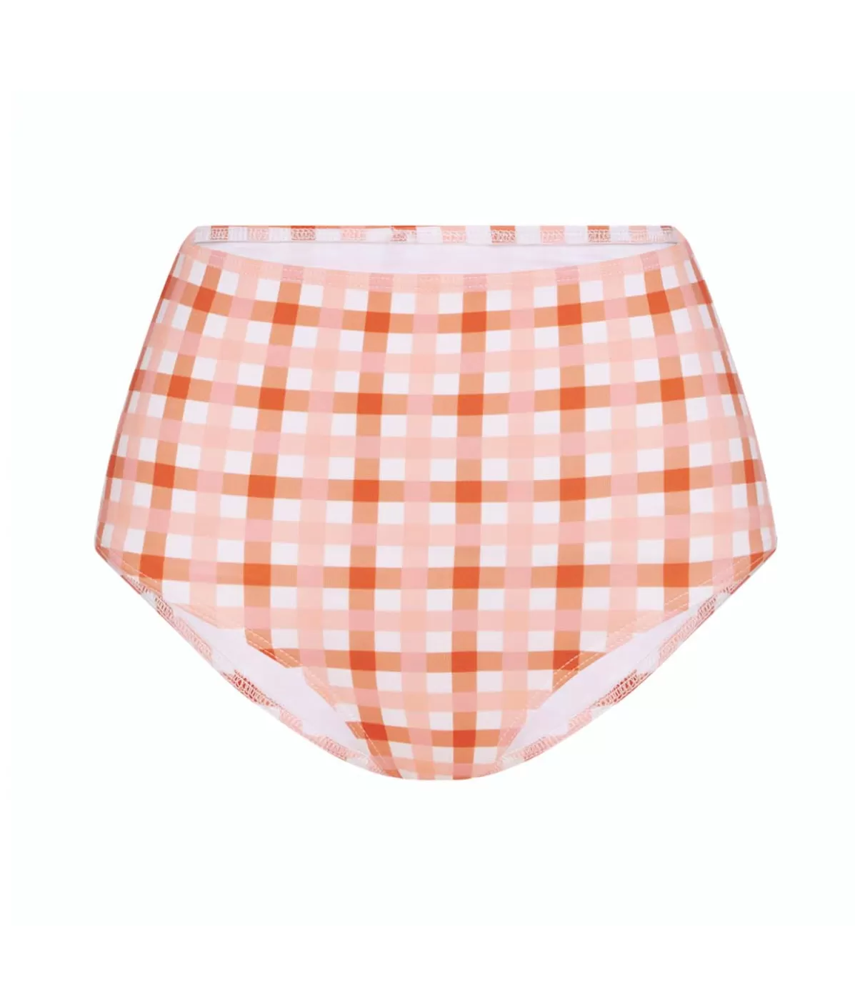 Ephemera High Waisted Pant in Grapefruit Gingham Best