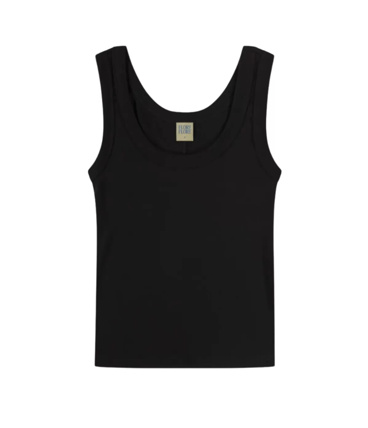 Flore Flore Hillie Scoop Neck Tank in Black Best Sale