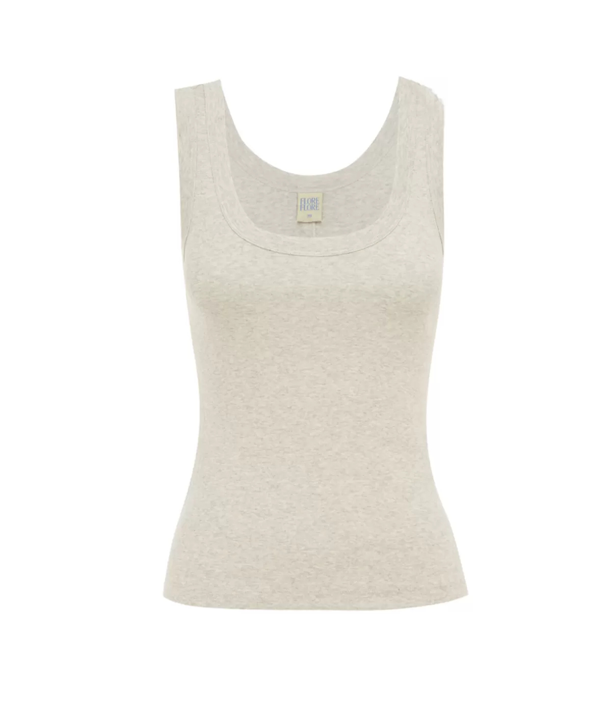 Flore Flore Hillie Scoop Neck Tank in Grey Hot