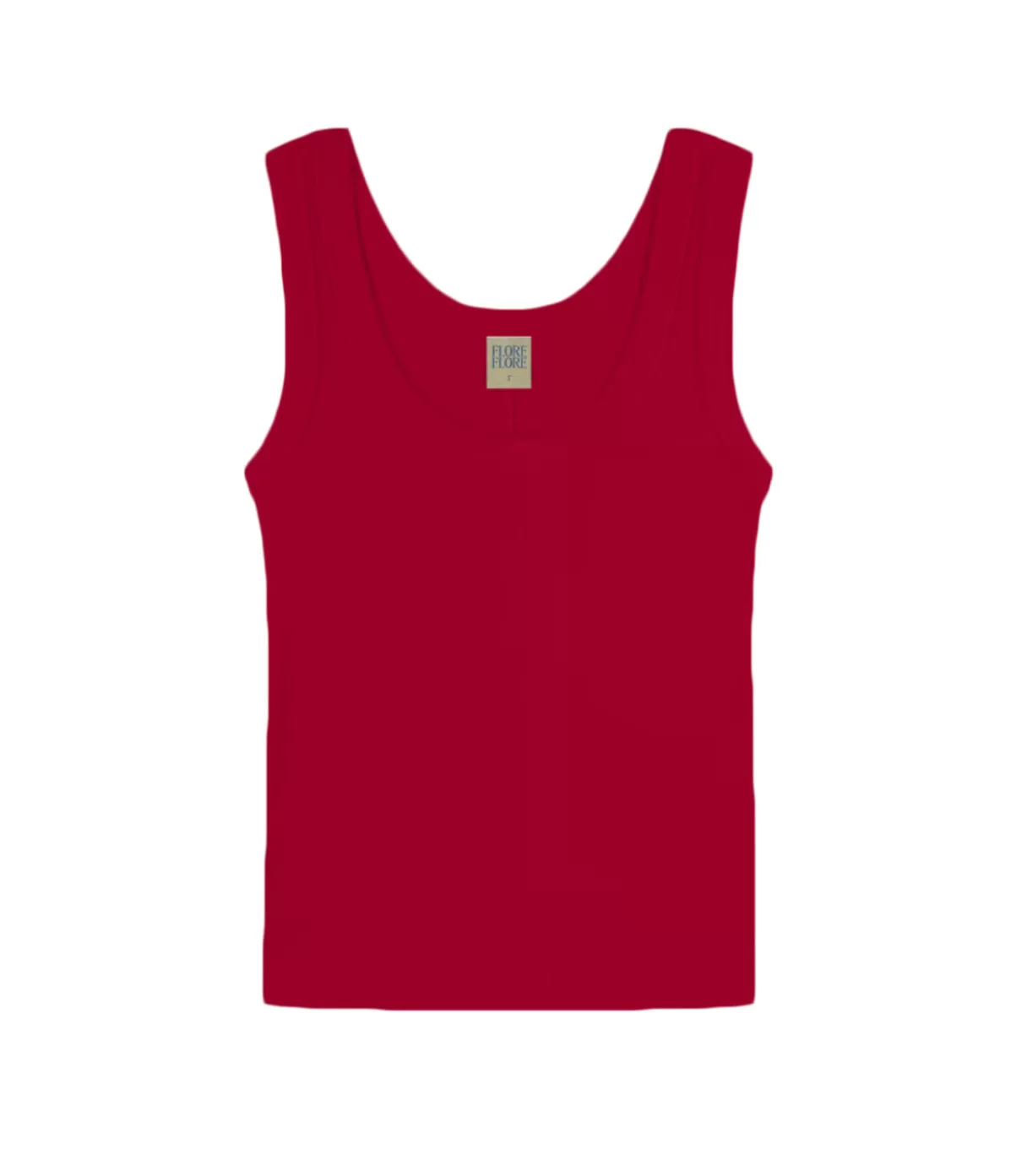 Flore Flore Hillie Scoop Neck Tank in Red Clearance