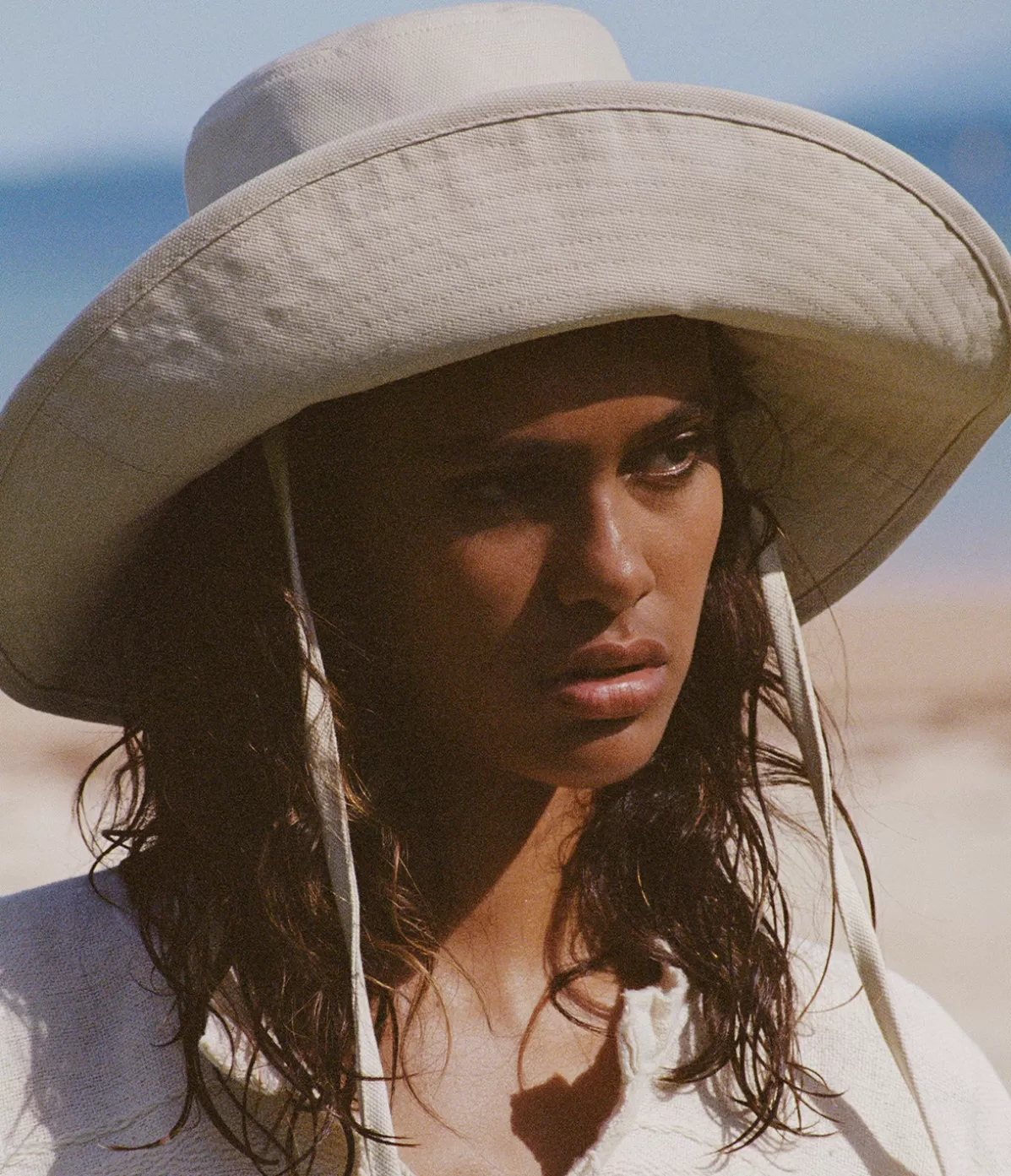 Lack of Color Holiday Bucket Hat in Beige Canvas Store